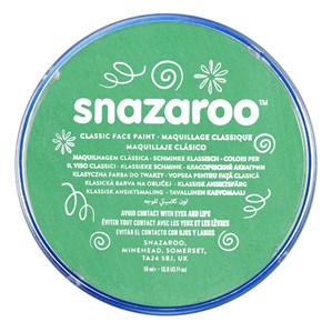 Snazaroo Face Paint Classic Bright Green 18ml pot