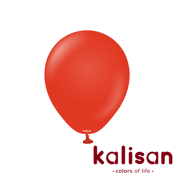 NEW Kalisan Standard 12" Red Latex Balloons 100pk