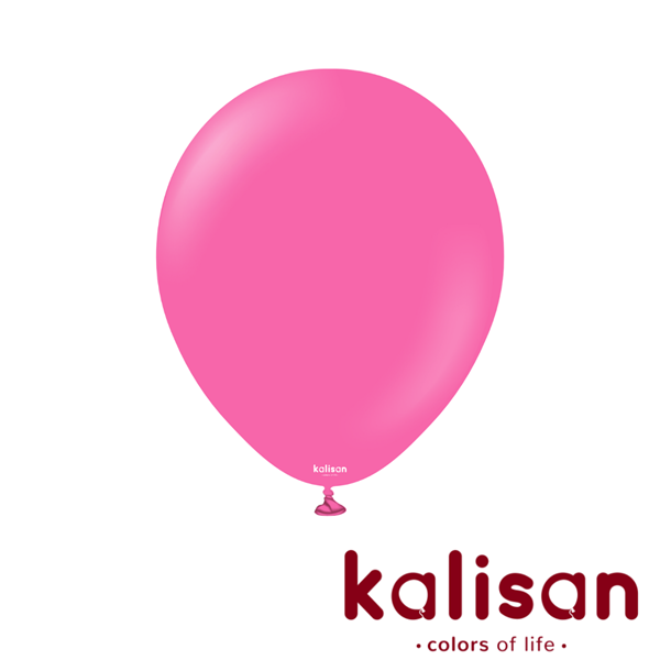 Kalisan Standard 12" Fuchsia Latex Balloons 100pk