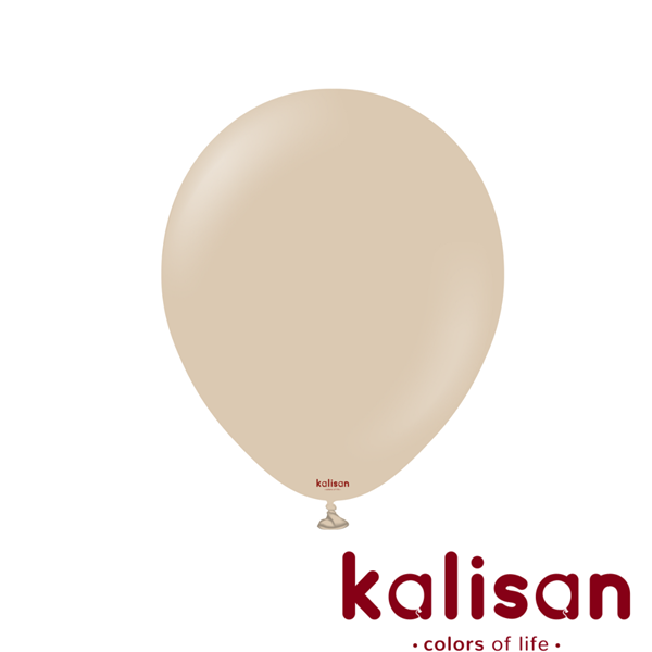 Kalisan Standard 12" Hazelnut Latex Balloon 100pk