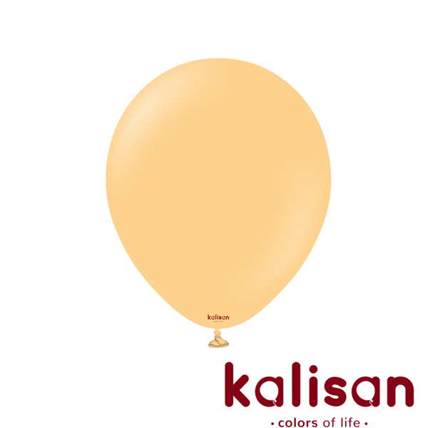 Kalisan Standard 12" Peach Latex Balloons 100pk