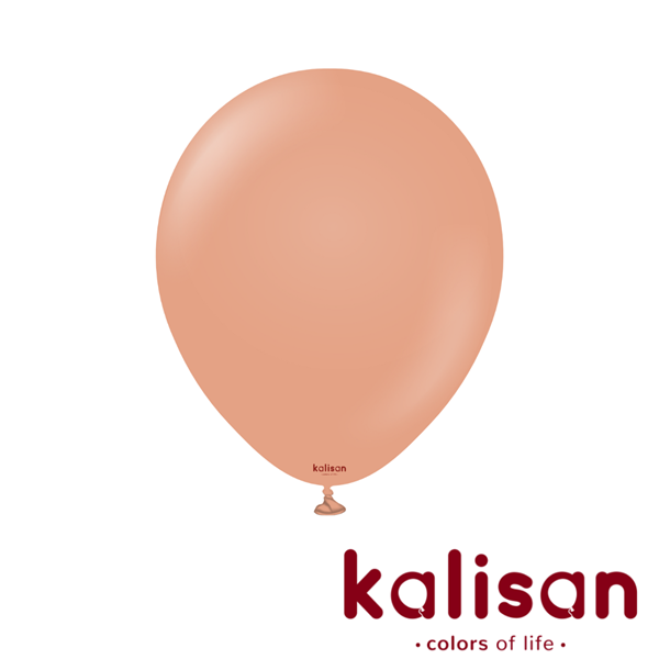 Kalisan Standard 12" Clay Pink Latex Balloons 100pk