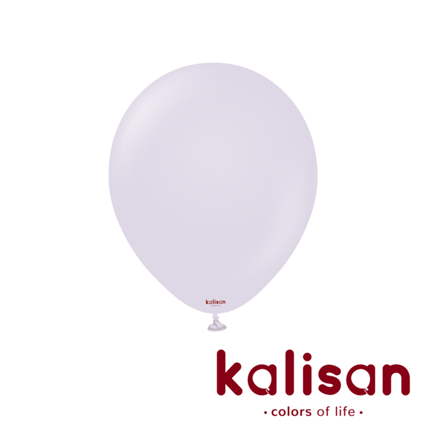 Kalisan Standard 12" Macaron Lilac Latex Balloons 100pk