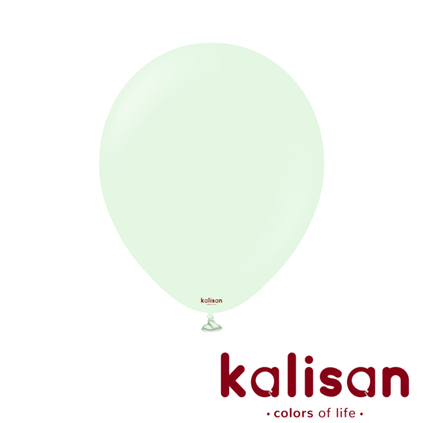 NEW Kalisan Standard 12" Macaron Pale Green Latex Balloons 100pk