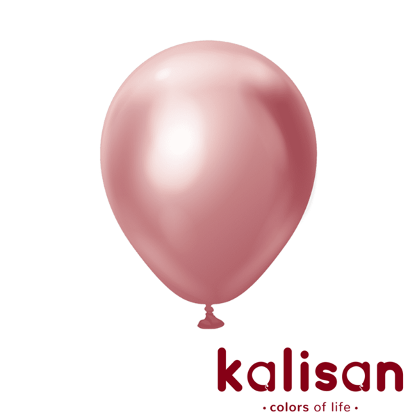 Kalisan 12" Mirror Pink Latex Balloons 50pk