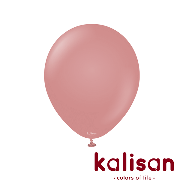 Kalisan Retro 12" Rosewood Latex Balloons 100pk
