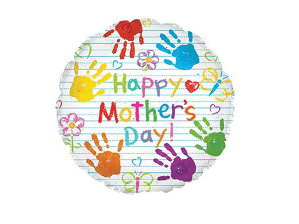 Mother's Day Crayons 17" Foil Balloon