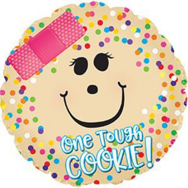 One Tough Cookie 17" Foil Balloon (Loose)