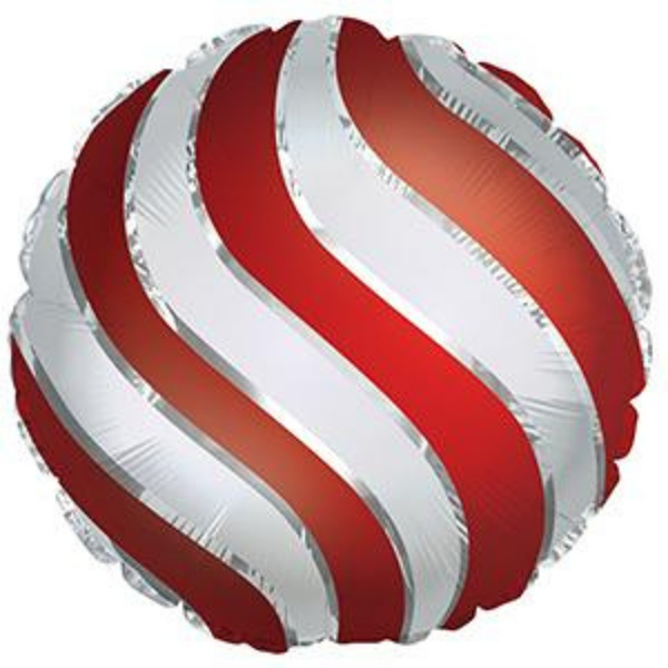 Red Tree Ornament Bauble 17" Foil Balloon
