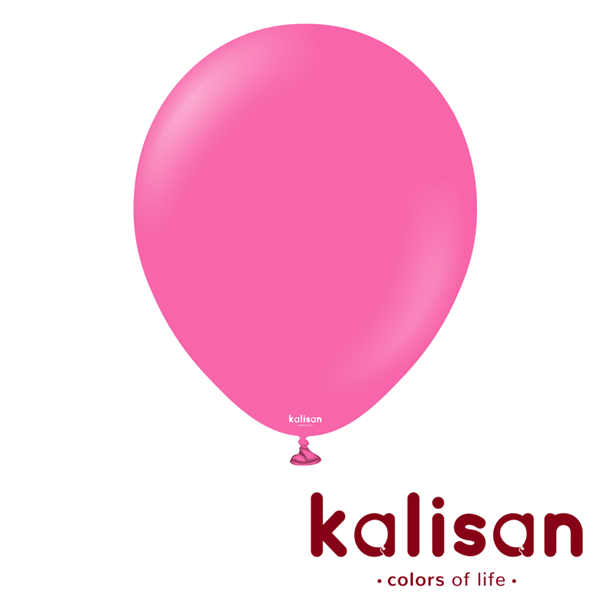Kalisan Standard 18" Fuchsia Latex Balloons 25pk