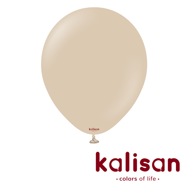 Kalisan Standard 18" Hazelnut Latex Balloon 25pk