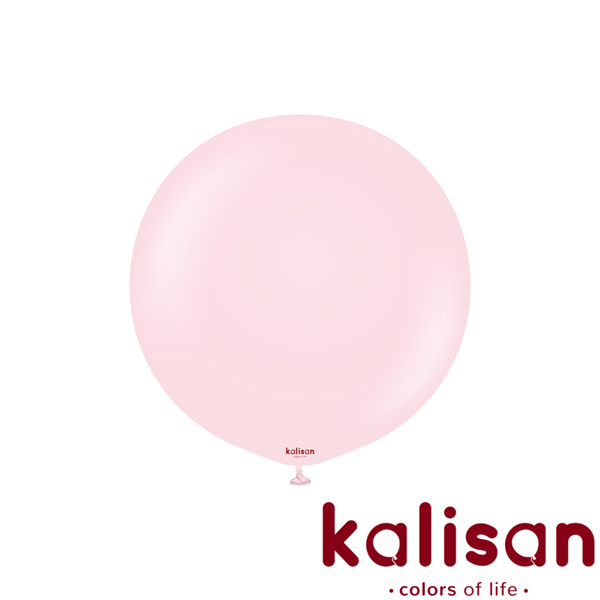 Kalisan Standard 24" Light Pink Latex Balloons 2pk