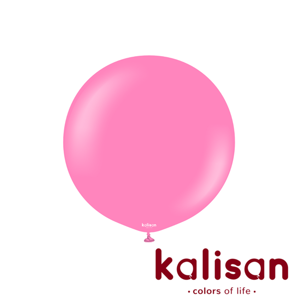 NEW Kalisan Standard 24" Queen Pink Latex Balloons 2pk