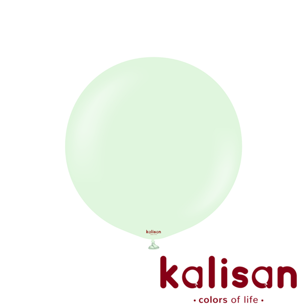 NEW Kalisan Standard 24" Macaron Pale Green Latex Balloons 2pk