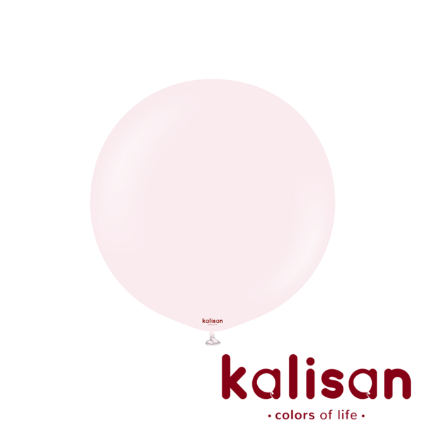 NEW Kalisan Standard 24" Macaron Pale Pink Latex Balloons 2pk