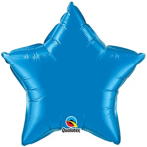 Sapphire Blue 36" Star Foil Balloon