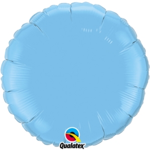 Pale Blue 18" Round Foil Balloon