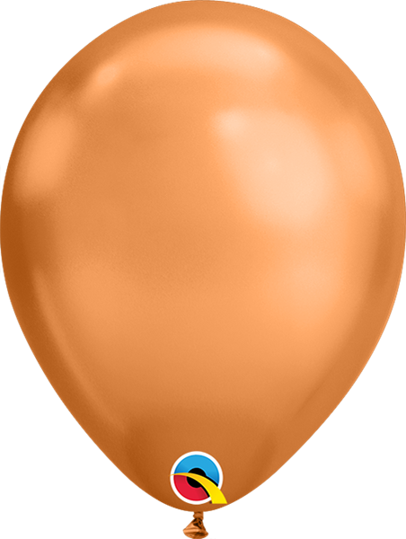 Qualatex Chrome 7" Copper Latex Balloons 100pk