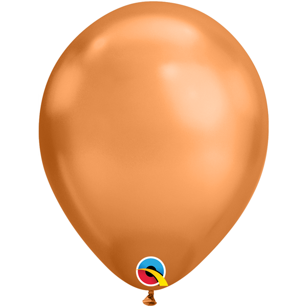 Qualatex Chrome 11" Copper Latex Balloons 100pk
