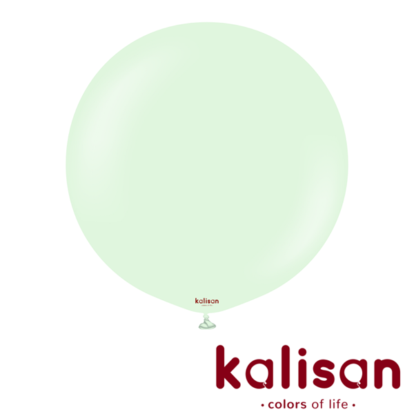 NEW Kalisan Standard 36" Macaron Pale Green Latex Balloons 2pk