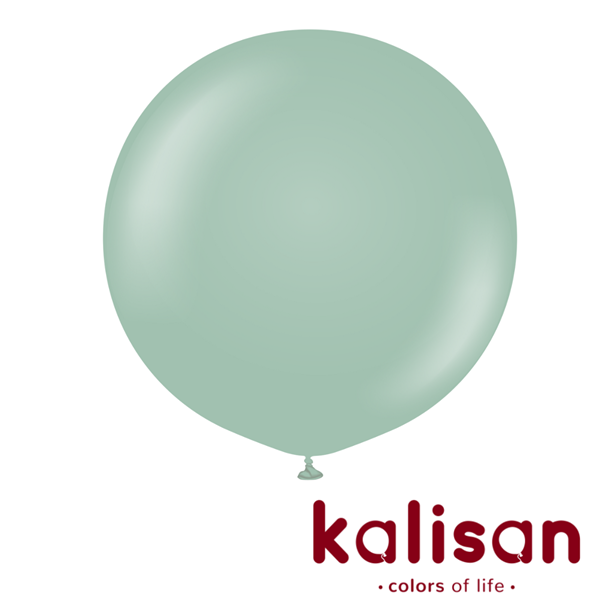 Kalisan Retro 36" Winter Green Latex Balloons 2pk