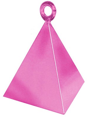 Pearl Pink Pyramid Balloon Weight 12pk