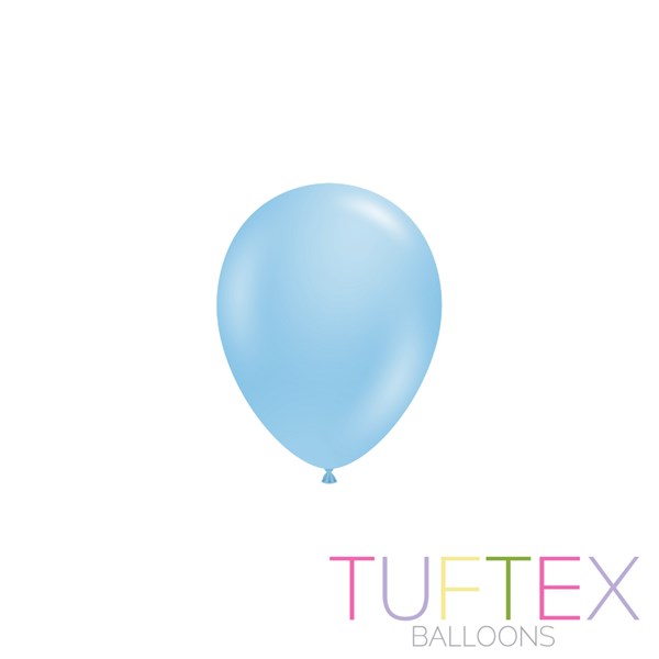Tuftex Standard Baby Blue 5" Latex Balloons 50pk