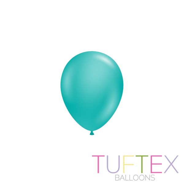 Tuftex Standard Teal 5" Latex Balloons 50pk