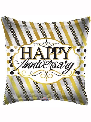 Happy Anniversary Square 18" Foil Balloon