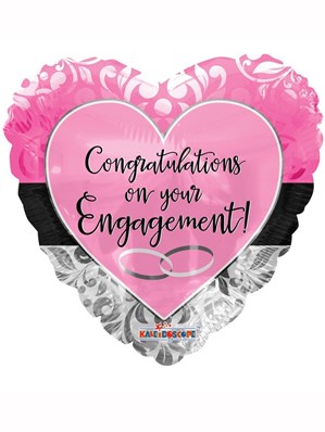 Congratulations on Your Engagement 18" Foil Balloon