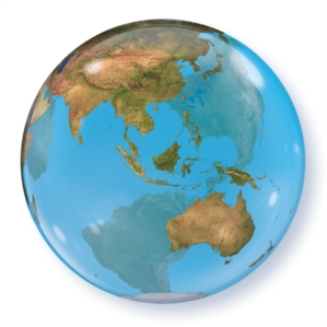 Planet Earth World 22" Bubble Balloon