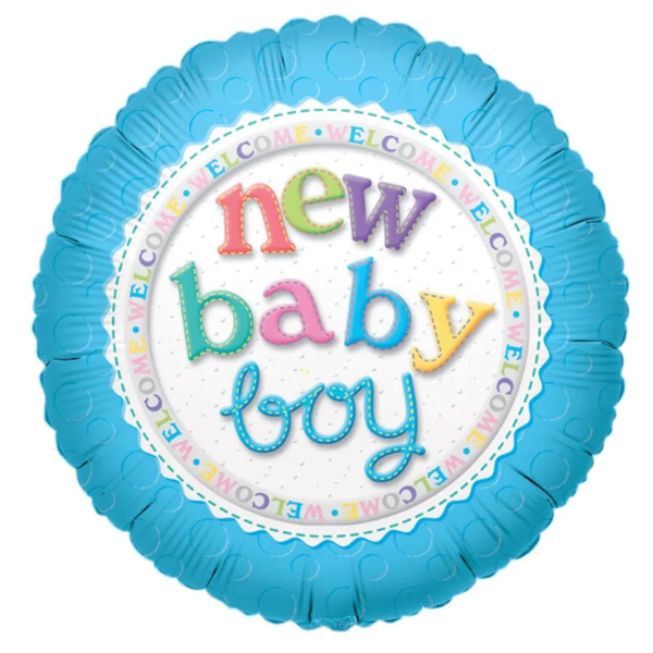 Baby Boy 18" Foil Balloon