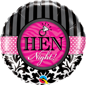 18" Hen Night Foil Balloon