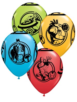 Assorted Avengers 11" Latex Balloons 25pk