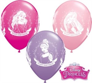 Disney Princess Happy Birthday 11" Latex Balloons 25pk