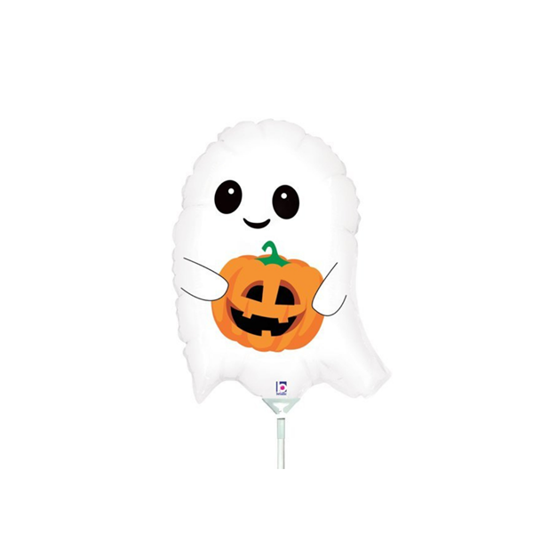 Halloween Cute Lil' Ghost 14" Mini Shape Foil Balloon