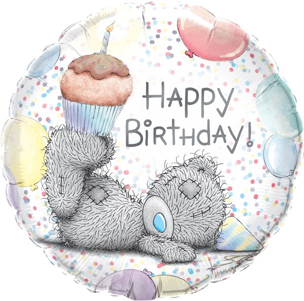 Tatty Teddy Me to You Birthday Cupcake 18" Foil Balloon