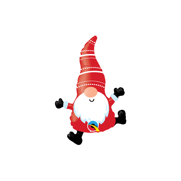 Red Gnome 14" Mini Shape Foil Balloon
