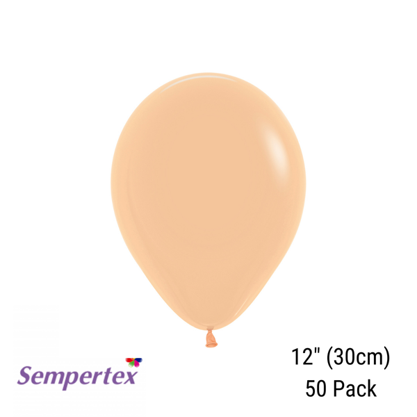 Sempertex Peach Blush 12" Latex Balloons 50pk