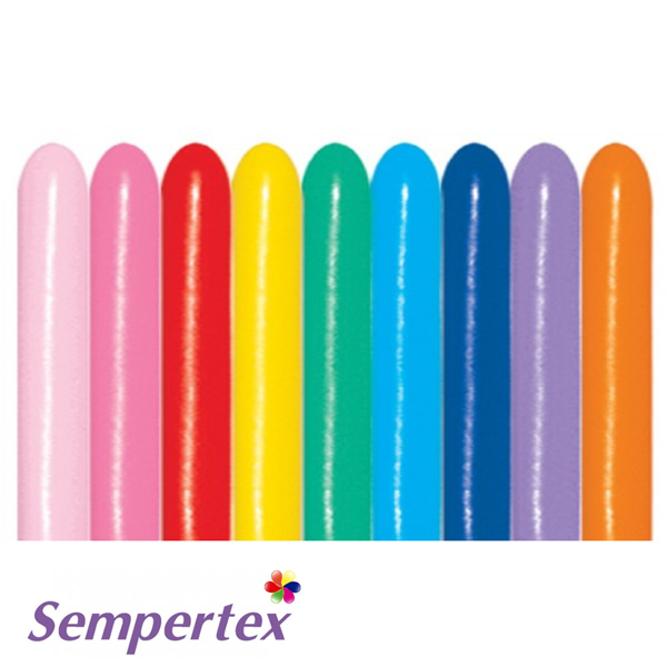 NEW Sempertex 360 Fashion Assorted Modelling Balloons 50pk
