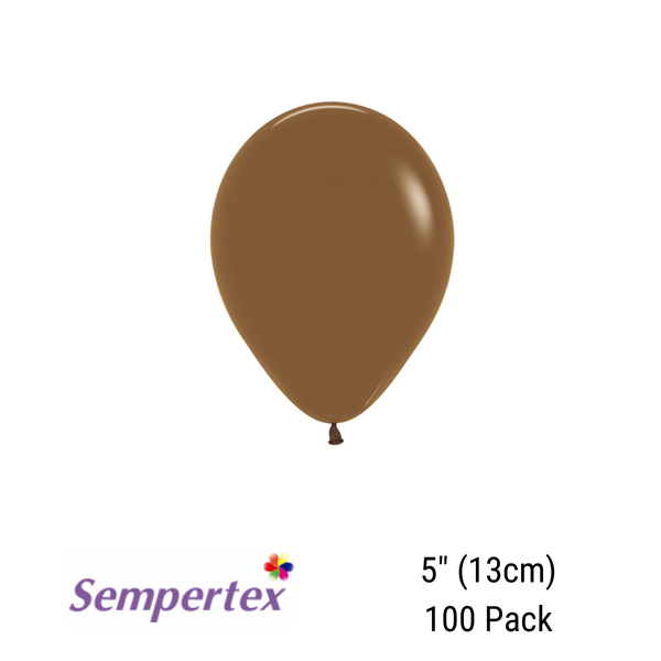 Sempertex Fashion Coffee 5" Latex Balloons 100pk