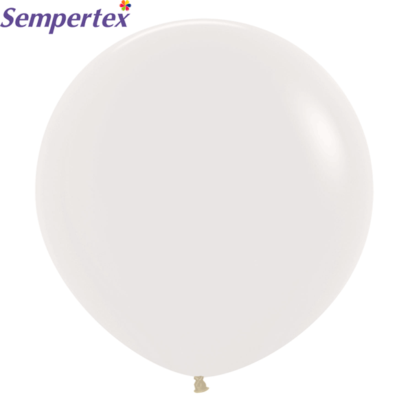 Sempertex Crystal Solid Clear 24" Latex Balloons 3pk