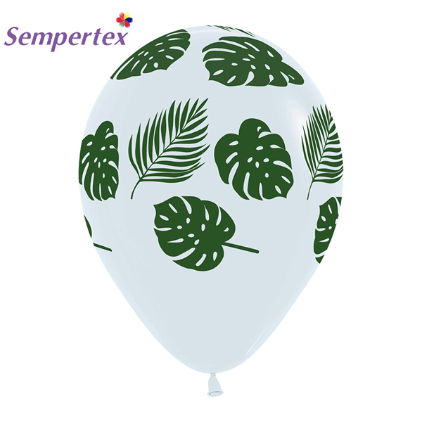 Sempertex Leaves Clear 12" Latex Balloons 25pk