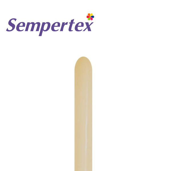 Sempertex Fashion White Sand 260 Modelling Balloons 100pk