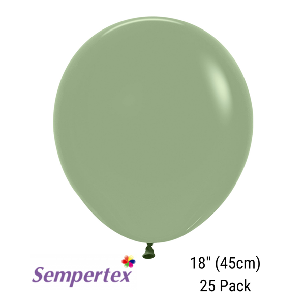 Sempertex Eucalyptus 18" Latex Balloons 25pk