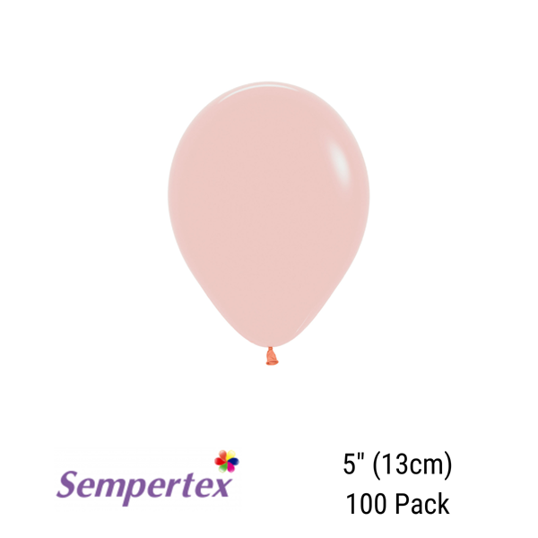 Sempertex Pastel Matte Melon 5" Latex Balloons 100pk