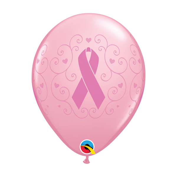 Breast Cancer Awareness 11" Latex Balloons 6pk