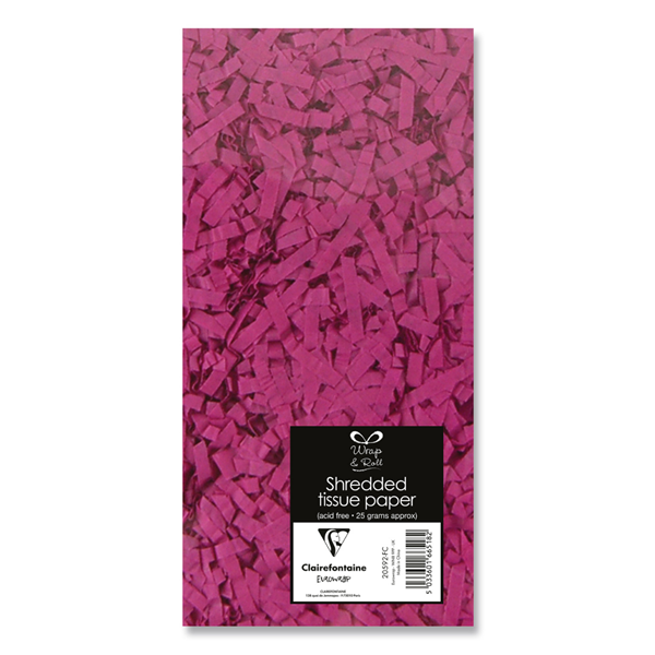 Fuchsia Shredded Tissue Paper