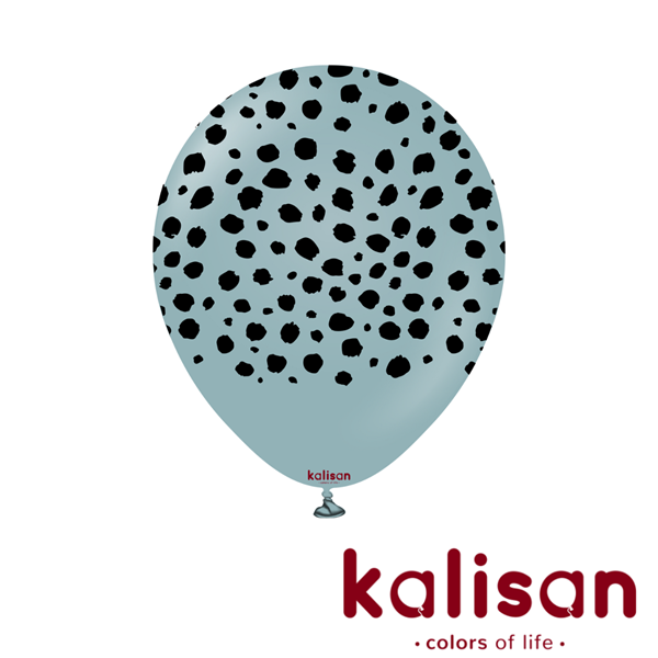 Kalisan Printed 12" Safari Cheetah Storm Latex Balloons 25pk