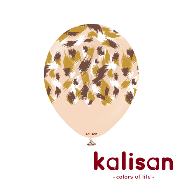 Kalisan 12" Safari Savanna Blush Latex Balloons 25pk